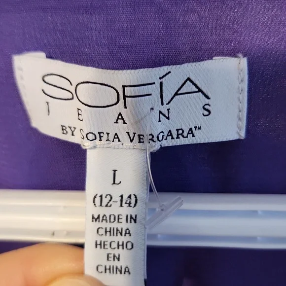 Sofia by Sofia Vergara Floral Blouse - Purple and Pink - Picture 3 of 7